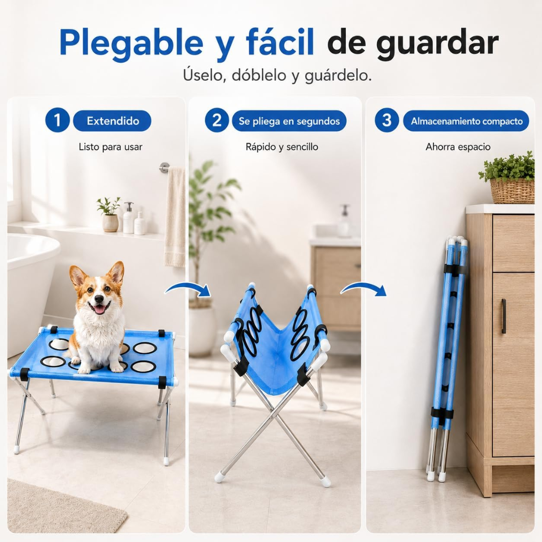 BañoFácil™  Hamaca de Baño y Cuidado para Perros