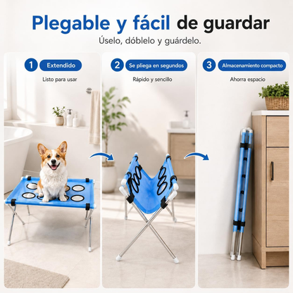 BañoFácil™  Hamaca de Baño y Cuidado para Perros